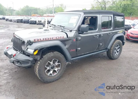 2021 Jeep Wrangler Unlimited Rubicon 4X4 z USA, uszkodzony, nr VIN 1C4HJXFG9MW771606